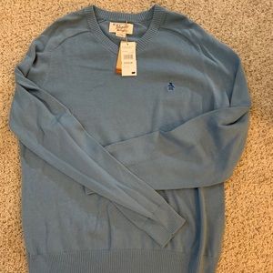 Penguin Large V Neck Sweater
